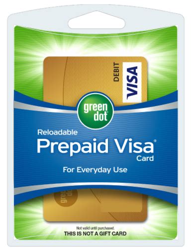 Green Dot Prepaid Visa Card, 1 Count - Fry’s Food Stores