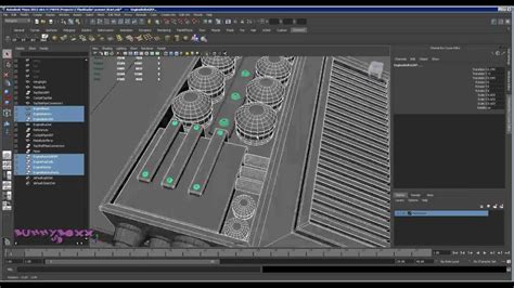 Autodesk Maya Hard Surface Modelling Part 11 [1/2] - YouTube