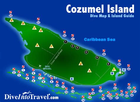 Map Of Cozumel Mexico - LeanderRajveer