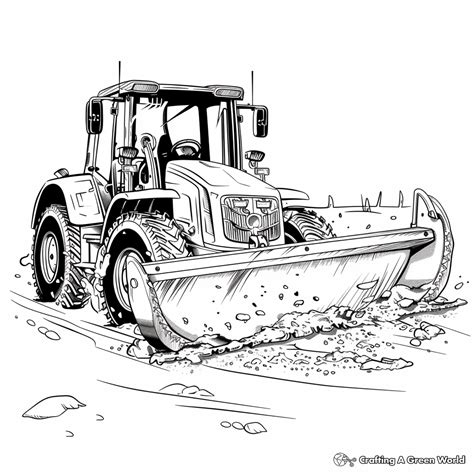 Snow Plow Coloring Pages - Free & Printable!