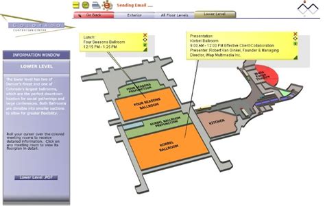 iMap's Interactive Floor Plan for the Colorado Convention Center ...