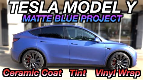 Tesla Model Y Wrap Blue - art-puke