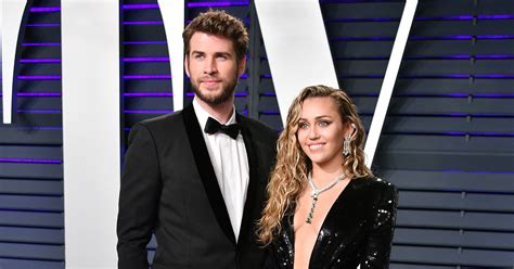 Miley Cyrus and Liam Hemsworth at 2019 Oscars Afterparty | POPSUGAR ...