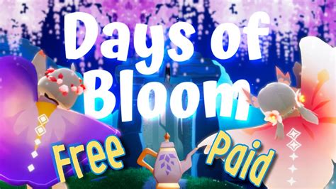 UP NEXT - Days of Bloom FULL Guide, All Pricing + New Cosmetics! | Sky CotL | nastymold - YouTube