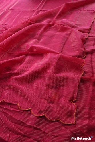 Mulmul Cotton Sarees - Mulmul Cotton Thin Jori Border Sarees ...