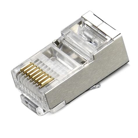 RJ45 Connector Cat5 Cat5e Cat6 RJ45 Shielded Plugs Network Connector ...