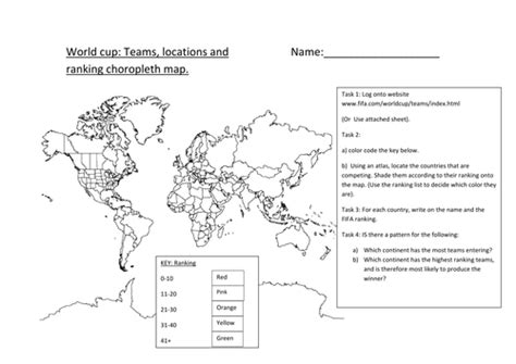 Choropleth Maps by baker129 - Teaching Resources - TES