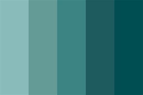 Darkness Of Cyan Color Palette #colorpalette #colorpalettes # ...