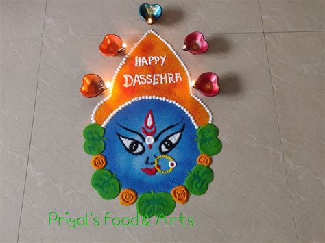 Navratri, Dussehra, Diwali Special rangoli design 20 | New rangoli designs, Festival rangoli ...