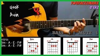 Usok - Asin (Guitar Cover With Lyrics & Chords) Chords - ChordU