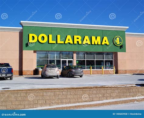 Dollarama Storefront Editorial Image | CartoonDealer.com #140603958