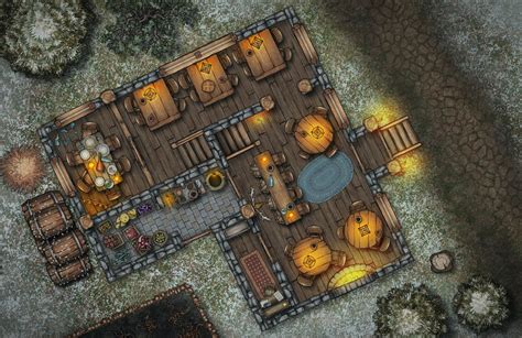 The Black Horse Tavern | Inkarnate - Create Fantasy Maps Online