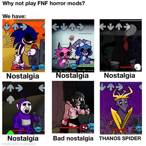 Fnf horror mods. : r/FridayNightFunkin