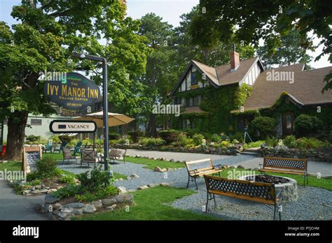 The Ivy Manor Inn, Bar Harbor, Maine, USA Stock Photo - Alamy