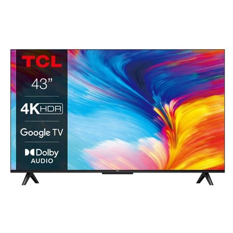 TCL 43P631 43" LED UltraHD 4K Google TV | PcComponentes.pt