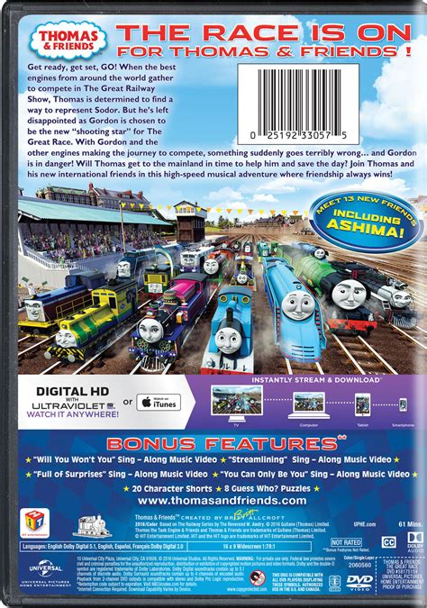 Thomas Friends The Great Race Dvd