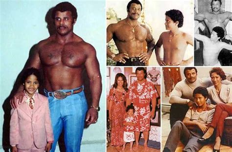 Dwayne Johnson, Rocky Johnson and Ata Maivia | Rare celebrity photos ...