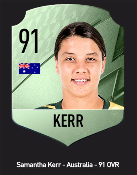 FIFA 22 ratings: Sam Kerr ranked high among superstars of the women's ...