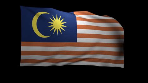 Malaysia Flag 3d Rendering With Alpha Channel Stock Motion Graphics SBV-300066917 - Storyblocks