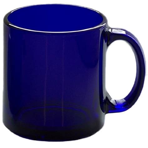 Libbey Glassware Reviews: Ultra High Strength 13 oz. Cobalt Blue Glass Coffee Mug (Set of 4 ...