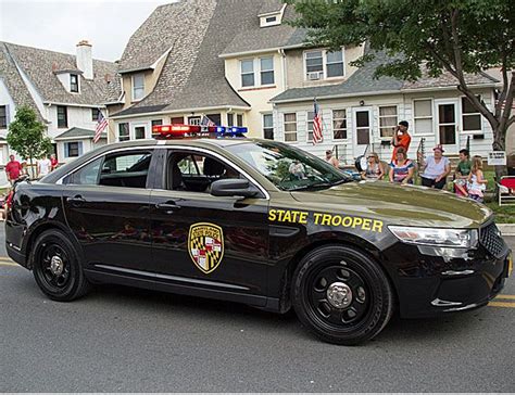 Maryland State Police State Trooper Ford Interceptor Us Police Car ...