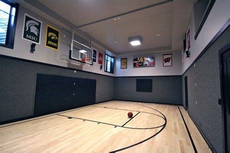 Basement Indoor Basketball Court