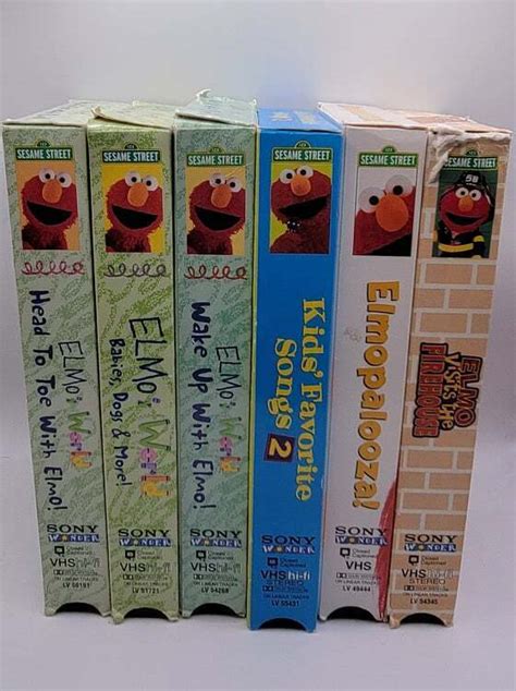 Sesame Street Elmo’s World and more VHS | Grelly USA