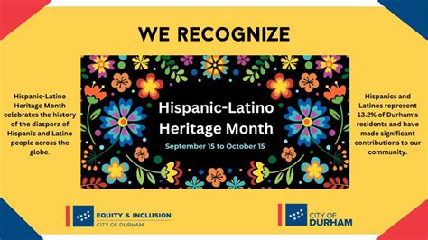 Hispanic Heritage Month 2023 Celebrations in Durham - The Colonial ...