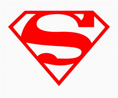 Transparent HD Superman S Red Logo Sign | Citypng