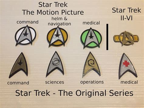 Star Trek Badges & Insignia | Etsy