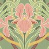 Art Nouveau Iris - Spoonflower
