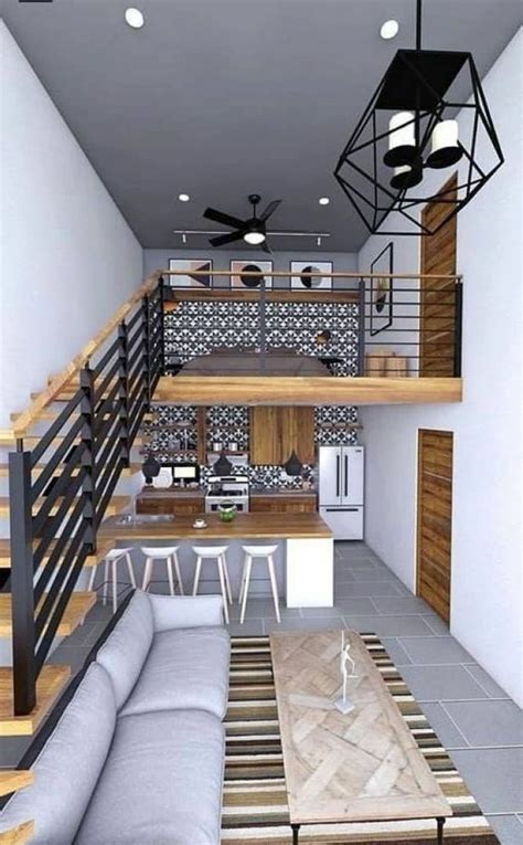 Smart Tiny House Loft Tips - Decoholic | Rumah minimalis, Rumah ...