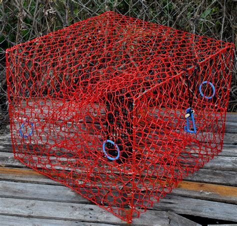 Blue Crab Trap - Galvanized or Vinyl Coated Wire Trap – Lee Fisher Fishing Supply