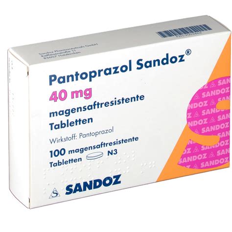 PANTOPRAZOL Sandoz 40 mg magensaftres. Tabletten - shop-apotheke.com