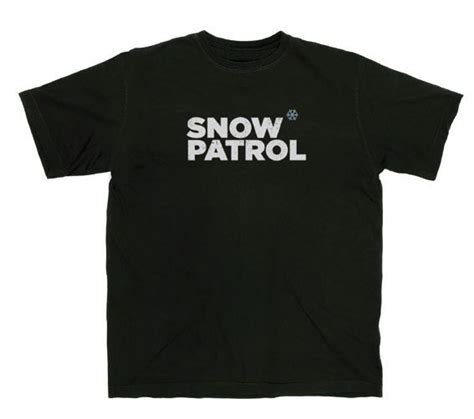 Snow PatrolLogoBlackTSSNWPTL001 - Wild Planet Winnipeg Canada