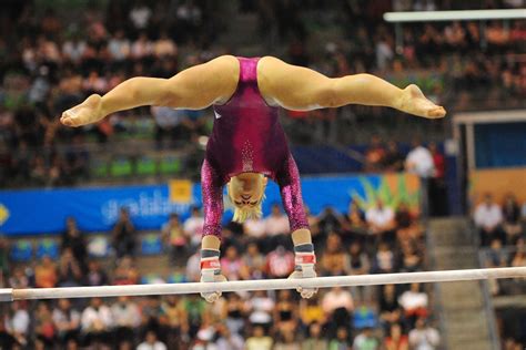 Shawn Johnson #KyFun Olympic gymnast women's gymnastics uneven bars ...