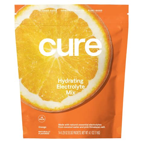 Cure Hydrating Electrolyte Mix | Electrolyte Powder for Dehydration Relief | Made with Coconut ...