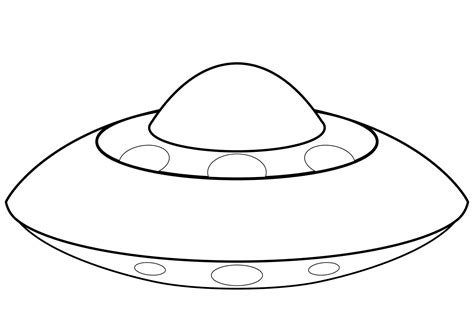 Flying Saucer Printable Template | Free Printable Papercraft Templates