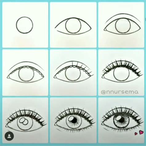 Pin by Marinette on Marinette | Eye drawing tutorials, Easy eye drawing ...