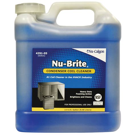 Nu-Calgon 4291-05 2.5 Gallon Nu-Brite Condenser Coil Cleaner