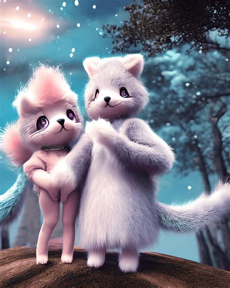 Cute Animal Couples in Love Collection · Creative Fabrica