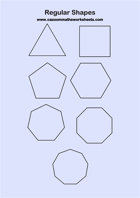 Interior Angles Of A Polygon Worksheet