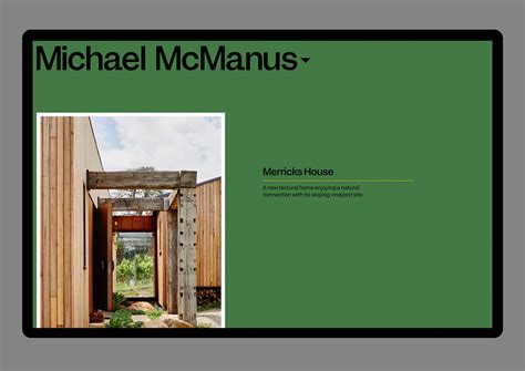 Michael McManus Architects on Behance