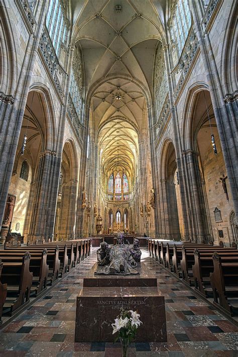 St. Vitus Cathedral in Prague, Czech Republic Photograph by James Byard ...