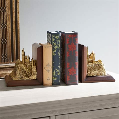 HARRY POTTER™ Sculpted HOGWARTS™ Bookends | Pottery Barn Teen