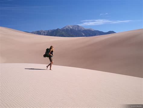 Hiking in the Dunes | Great Sand Dunes, Colorado | Mountain Photography ...