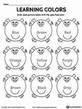 Learning Basic Colors  Coloring Pictures And Brown sketch template