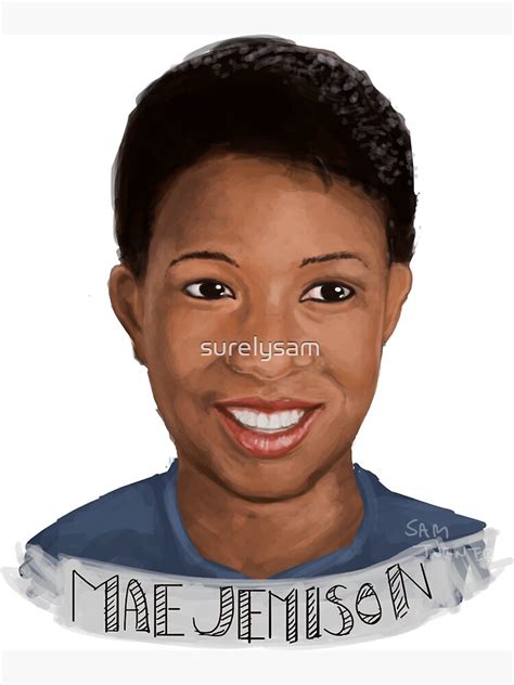 "Mae Jemison" Sticker by surelysam | Redbubble