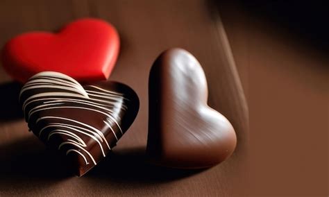 Premium Photo | Heart shaped chocolates