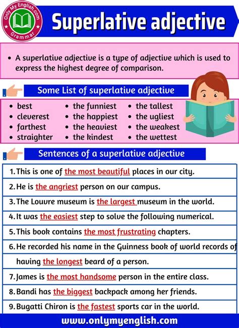 10 Examples Of Superlative Adjective Sentences Englishteachoo | Images ...